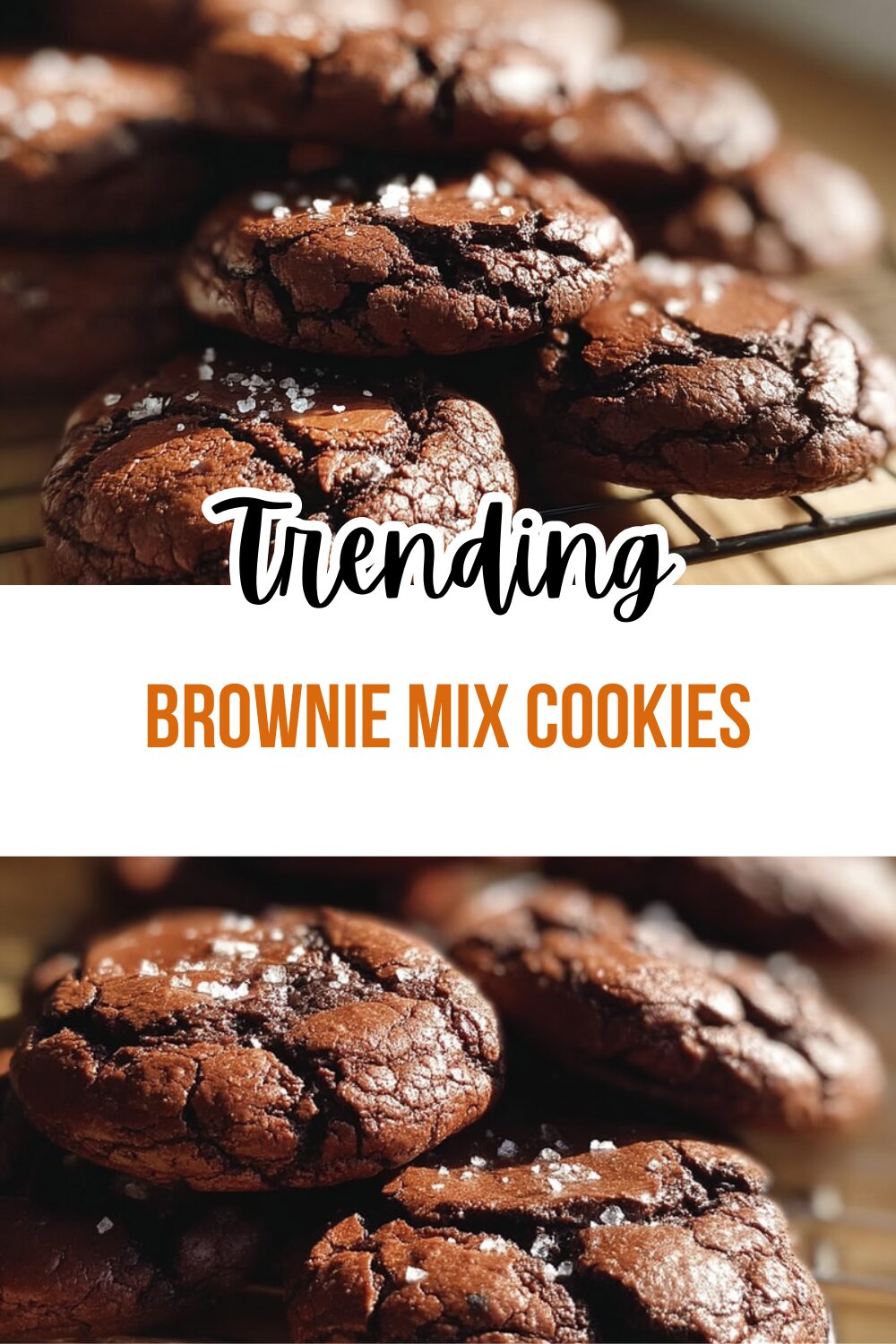 Brownie Cookies Chewy Fudgy Chocolate Recipe 7 Brownie Mix Cookies