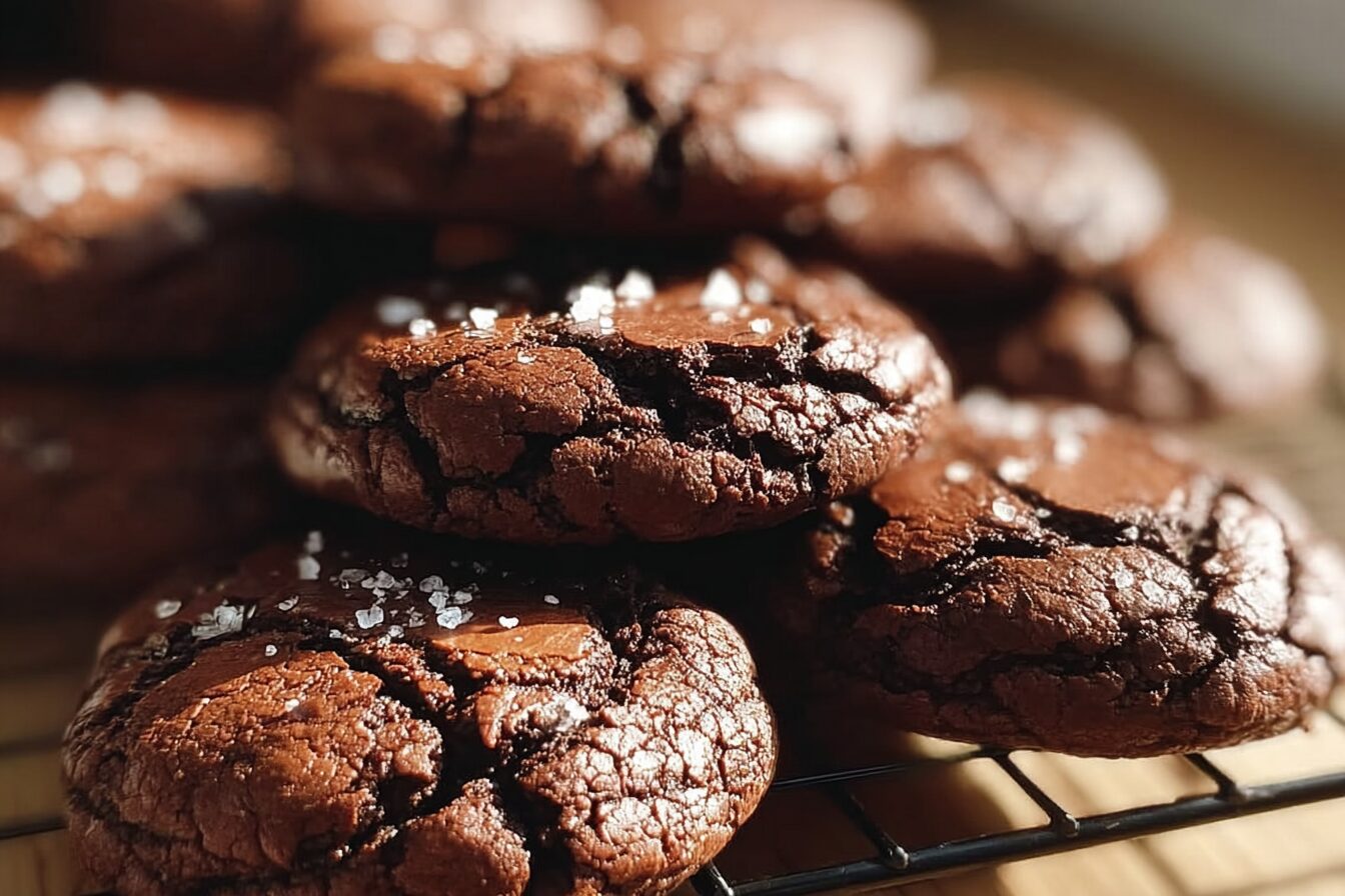 Brownie Cookies Chewy Fudgy Chocolate Recipe 6 Brownie Mix Cookies