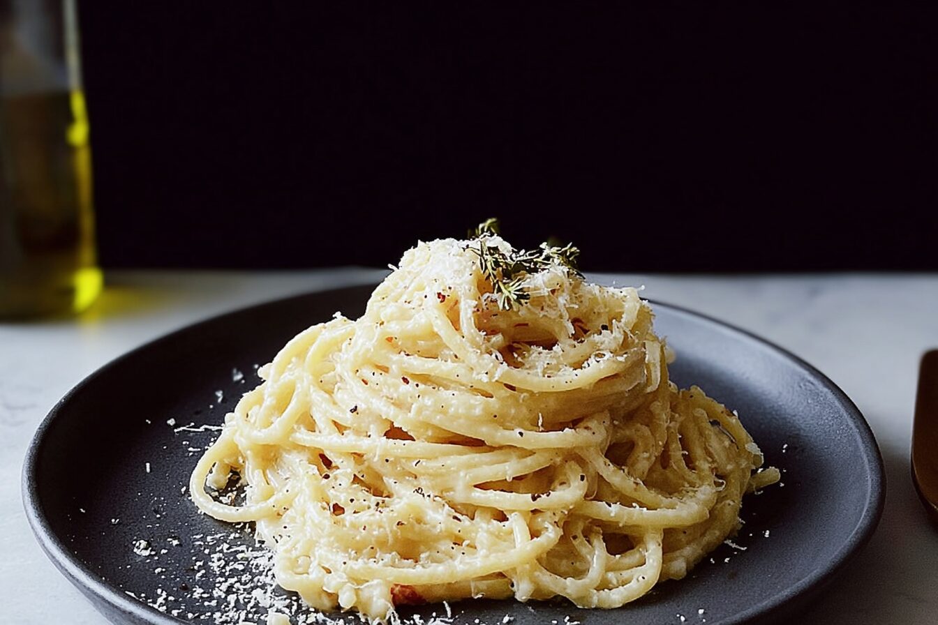 Cacio E Pepe Recipe Classic Italian Pasta With Cheese And Pepper 6 Cacio E Pepe