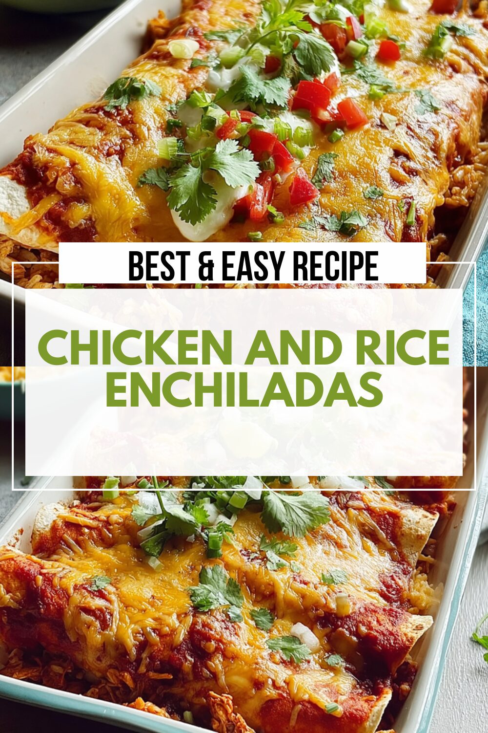 Chicken And Rice Enchiladas Recipe With Easy Homemade Sauce 7 Chicken And Rice Enchiladas