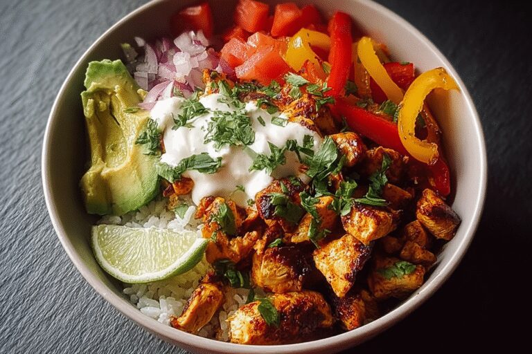 Chicken Fajita Burrito Bowl 85.Png