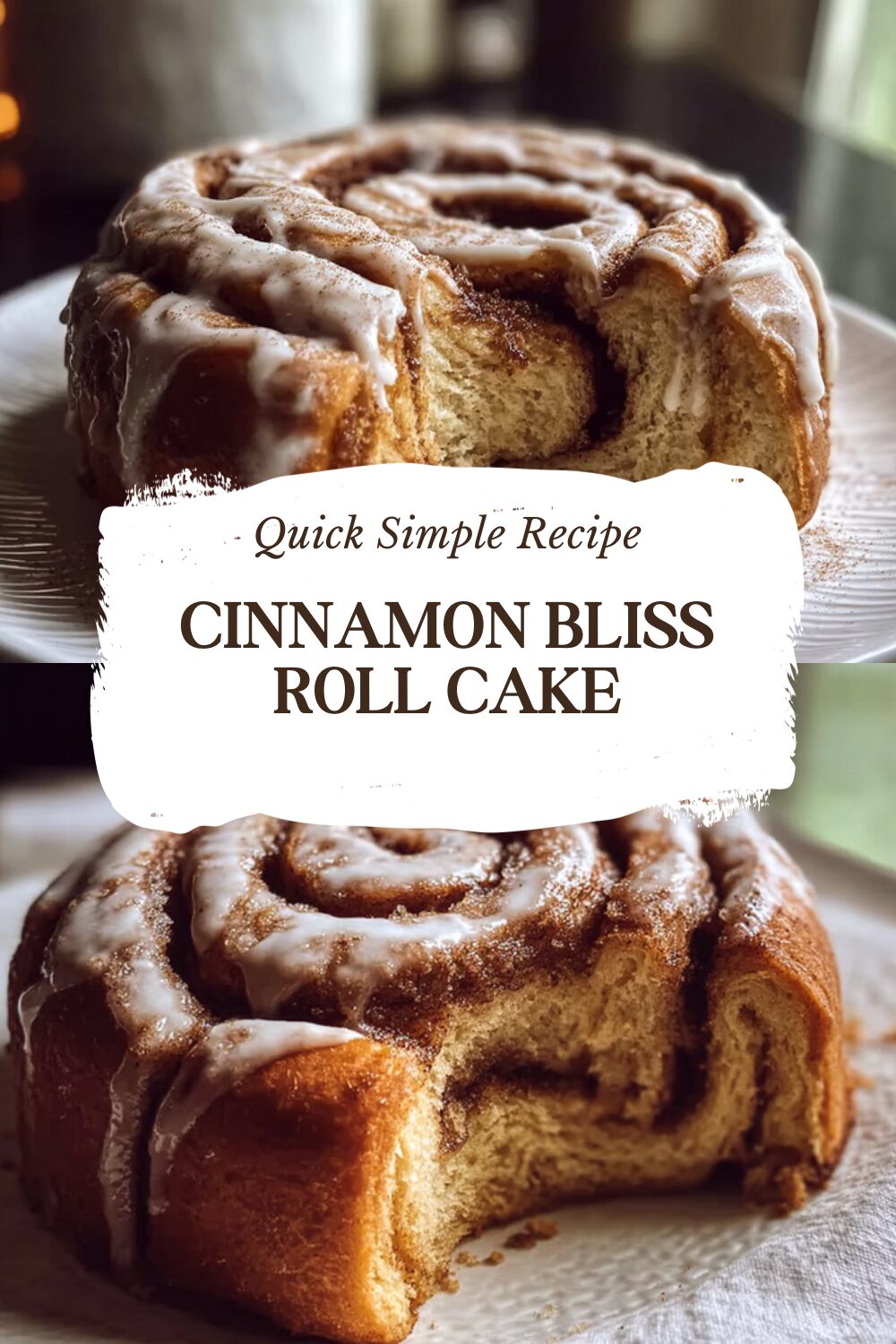 Cinnamon Bliss Roll Cake