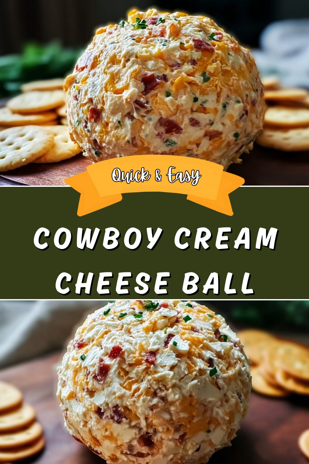 Cowboy Cream Cheese Ball Recipe With Savory Herbs And Crispy Bacon 7 Cowboy Cream Cheese Ball