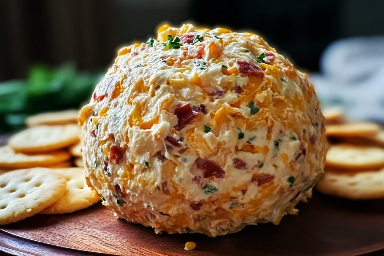 Cowboy Cream Cheese Ball Recipe With Savory Herbs And Crispy Bacon 6 Cowboy Cream Cheese Ball