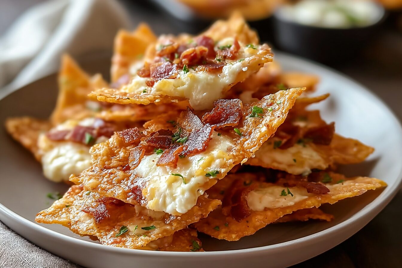 Cream Cheese Bacon Stuffed Doritos