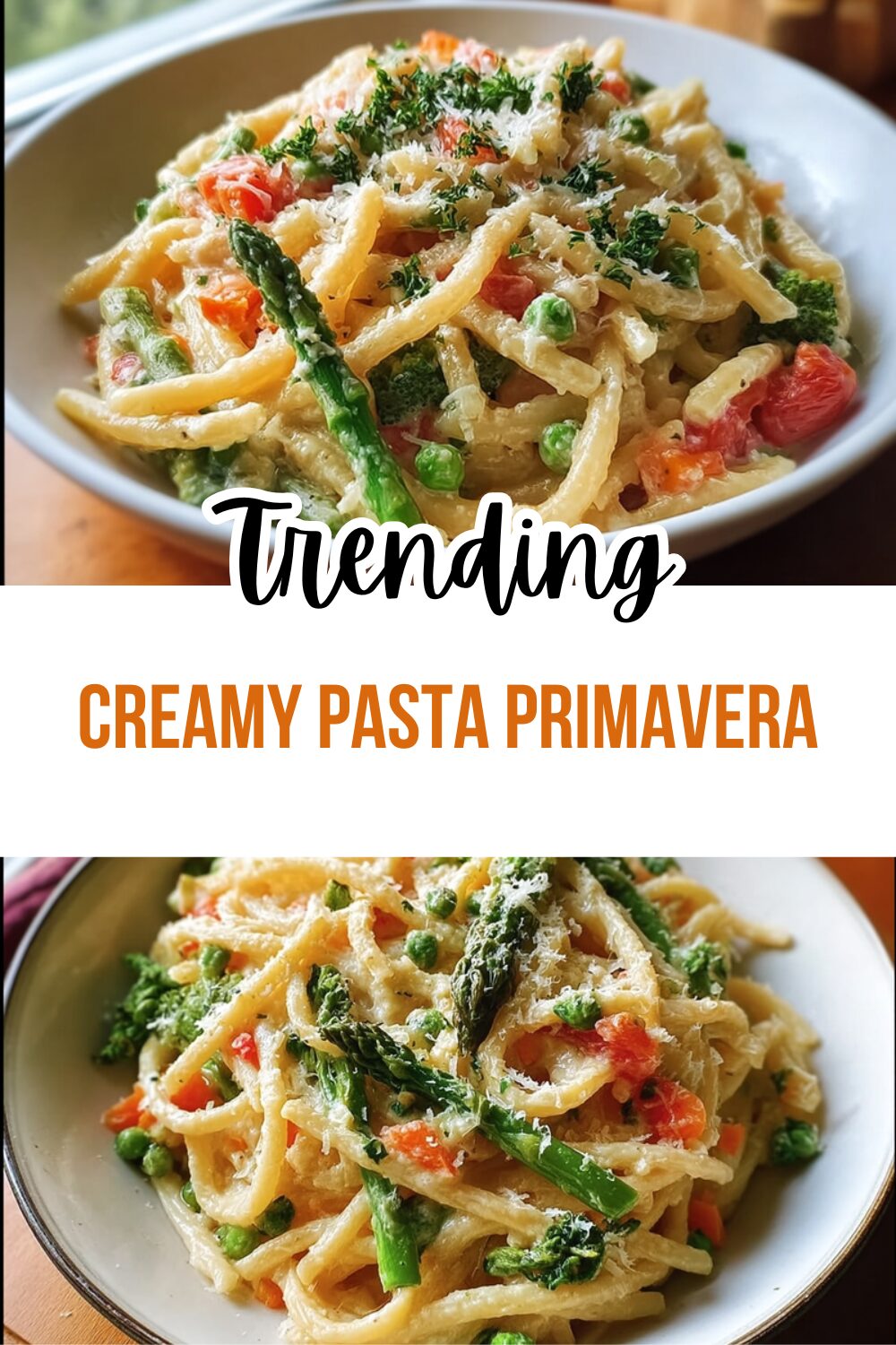Creamy Pasta Primavera