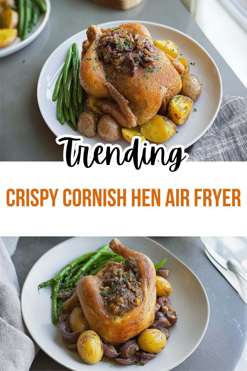 Crispy Cornish Hen Air Fryer