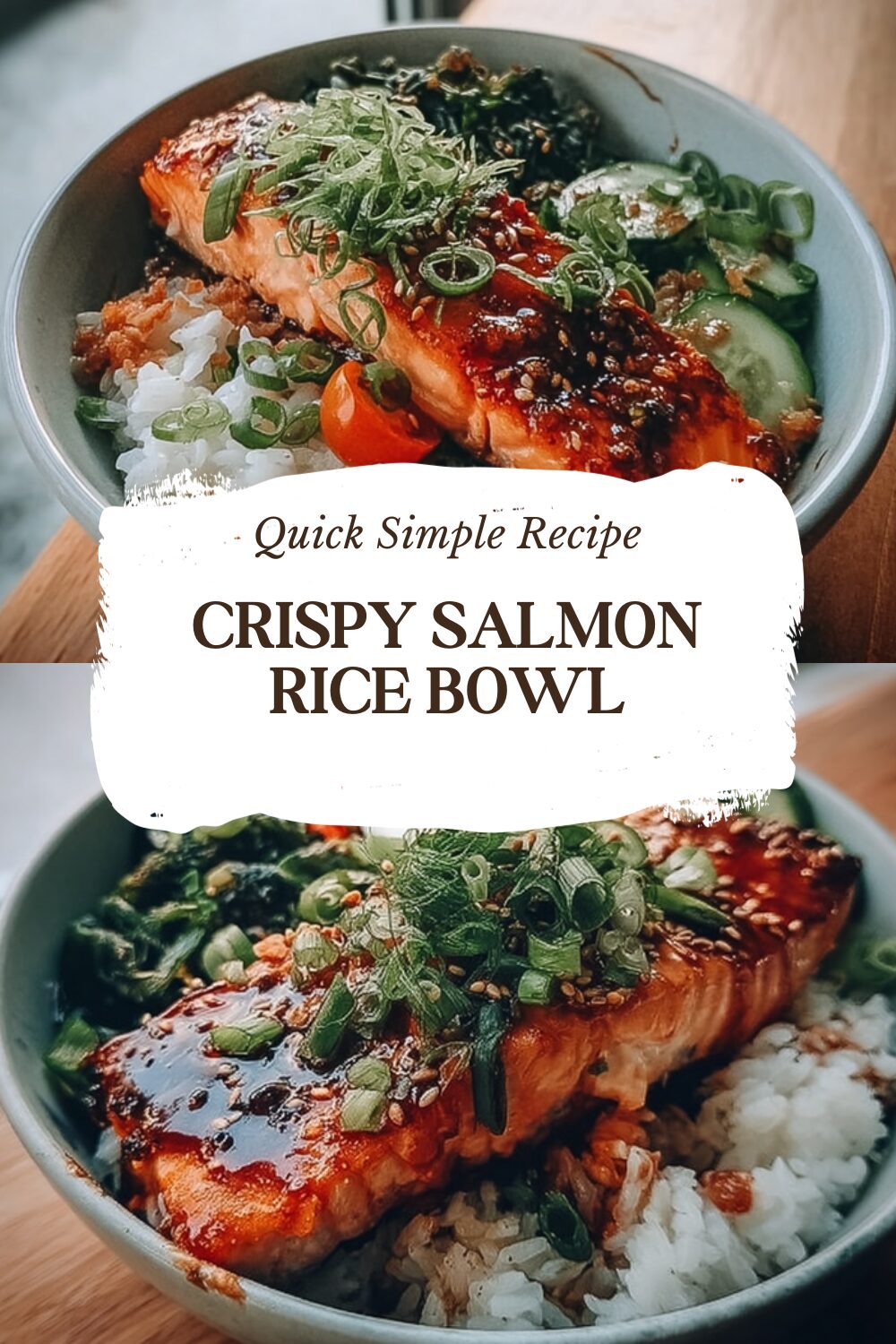 Crispy Salmon Rice Bowls With Sticky Rice And Quick Pickled Veggies 7 Crispy Salmon Rice Bowl