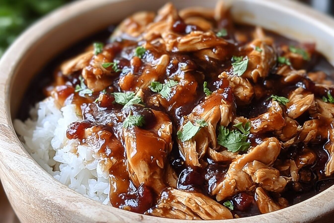 Crock Pot Bourbon Chicken Recipe