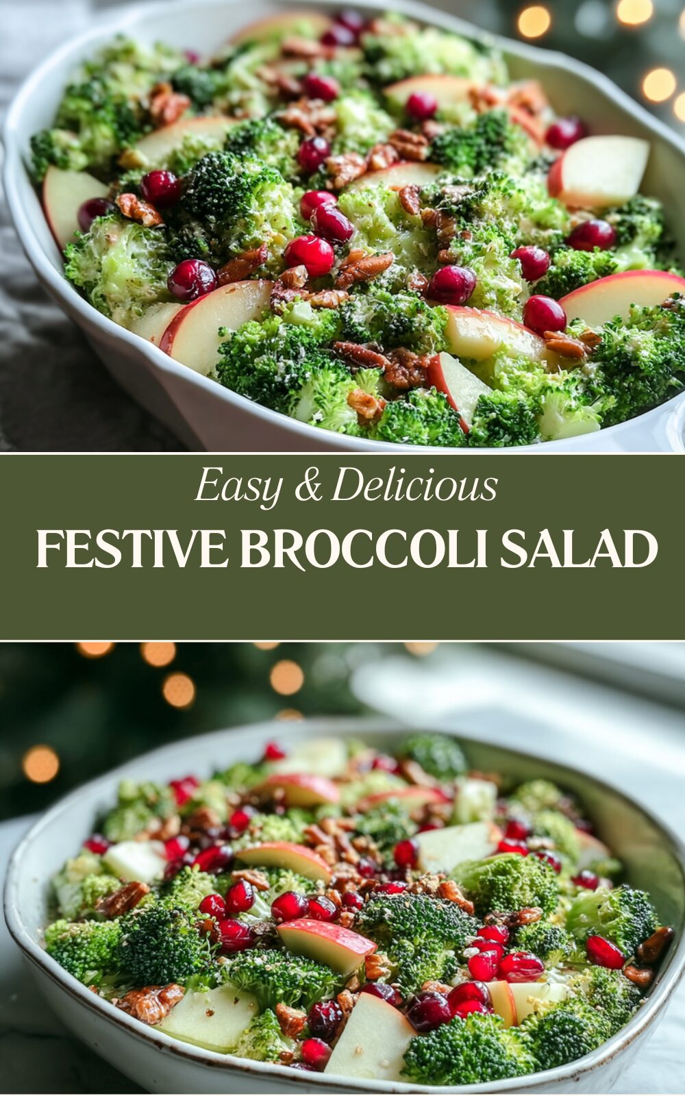Broccoli Salad Recipes For Fresh And Crunchy Flavor Ideas 7 Festive Broccoli Salad