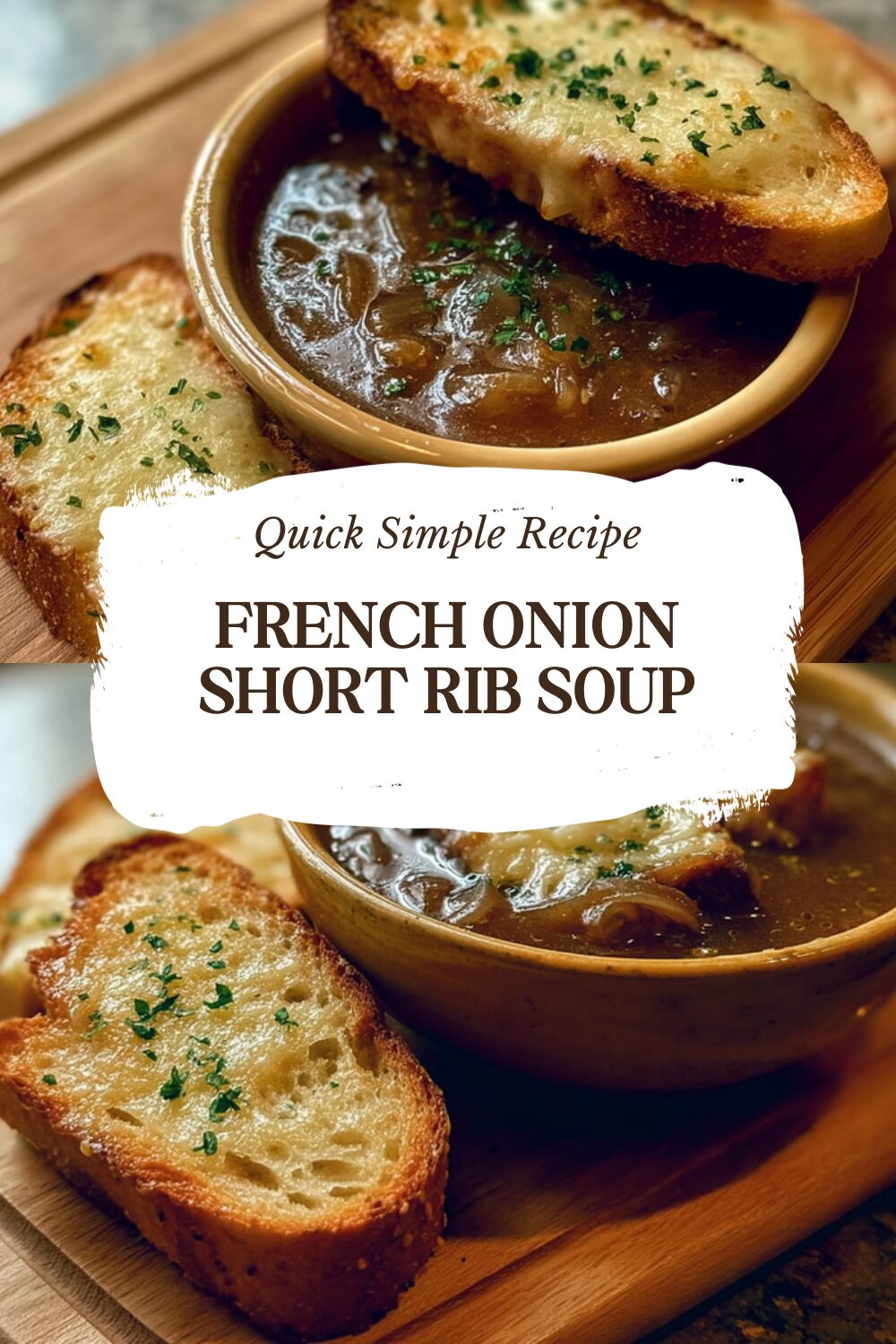 French Onion Short Rib Soup