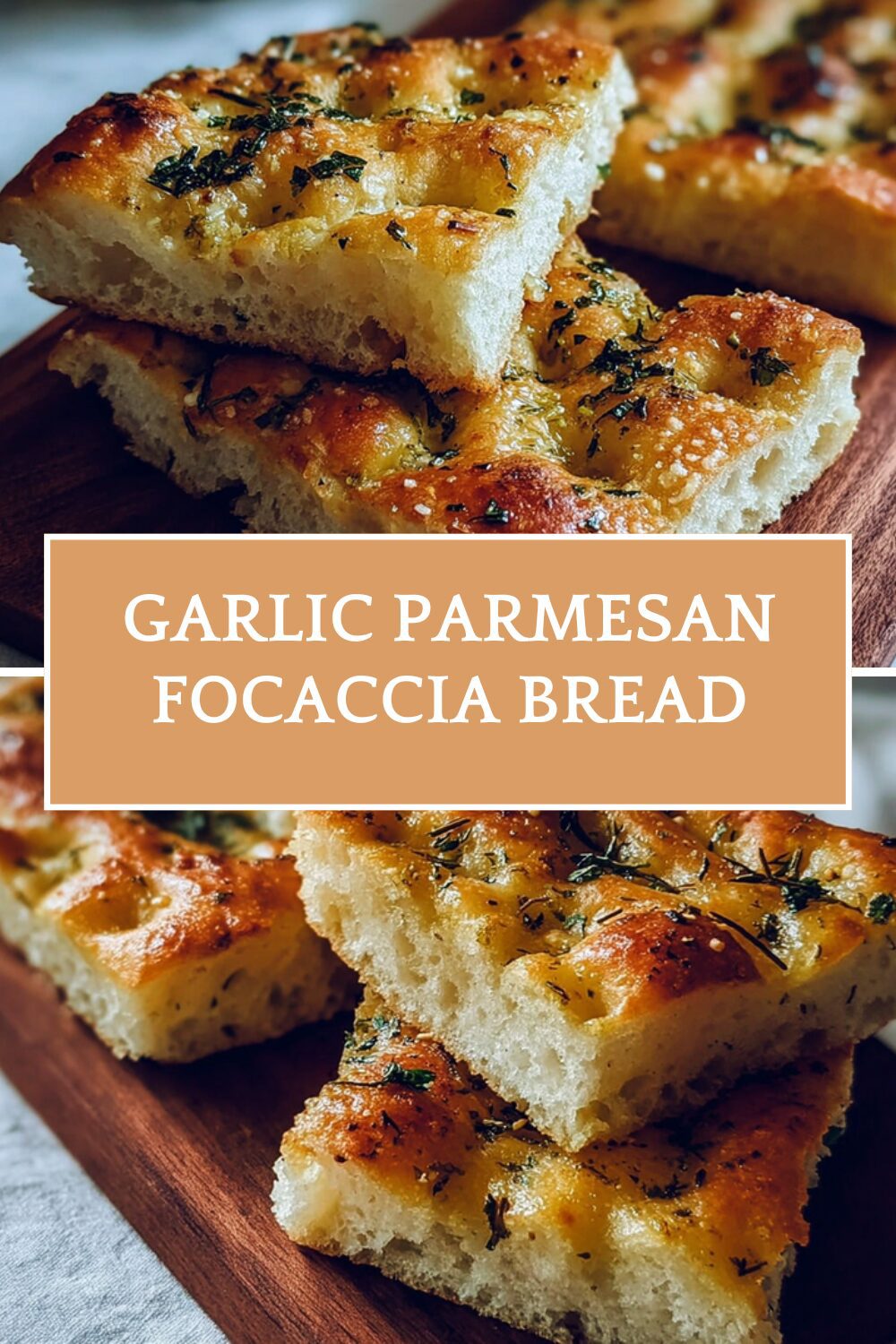 Garlic Parmesan Focaccia Bread