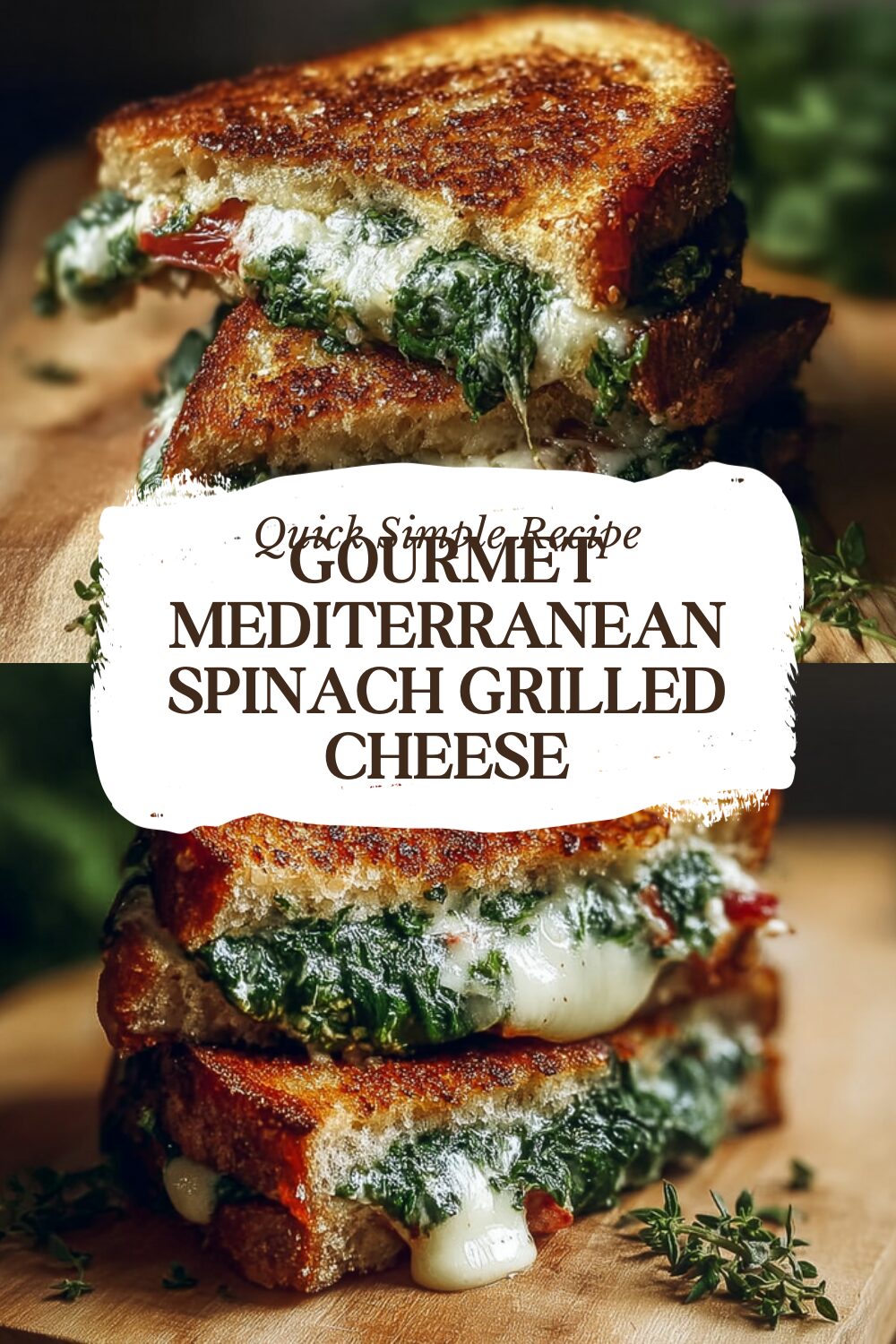 Spinach Feta Grilled Cheese With Garlic Butter And Crispy Golden Crust 7 Gourmet Mediterranean Spinach Grilled Cheese