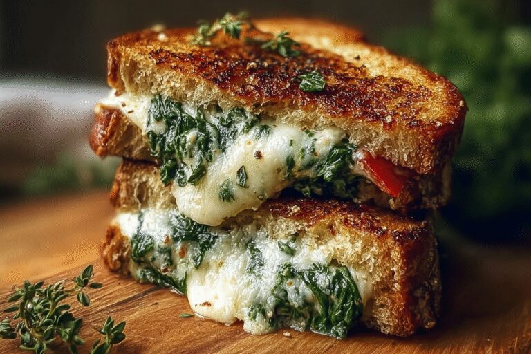 Gourmet Mediterranean Spinach Grilled Cheese 63.Png