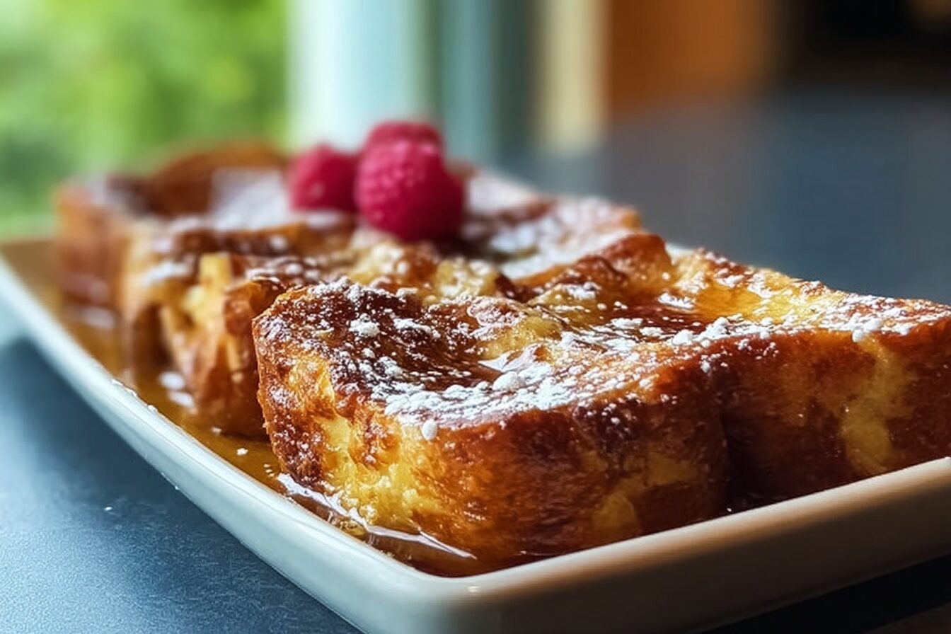 Hawaiian Roll French Toast Bake
