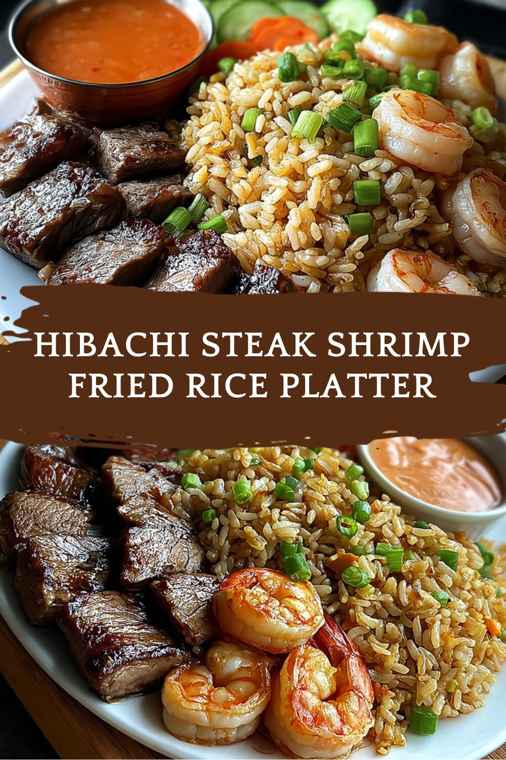 Hibachi Steak Shrimp Fried Rice Platter