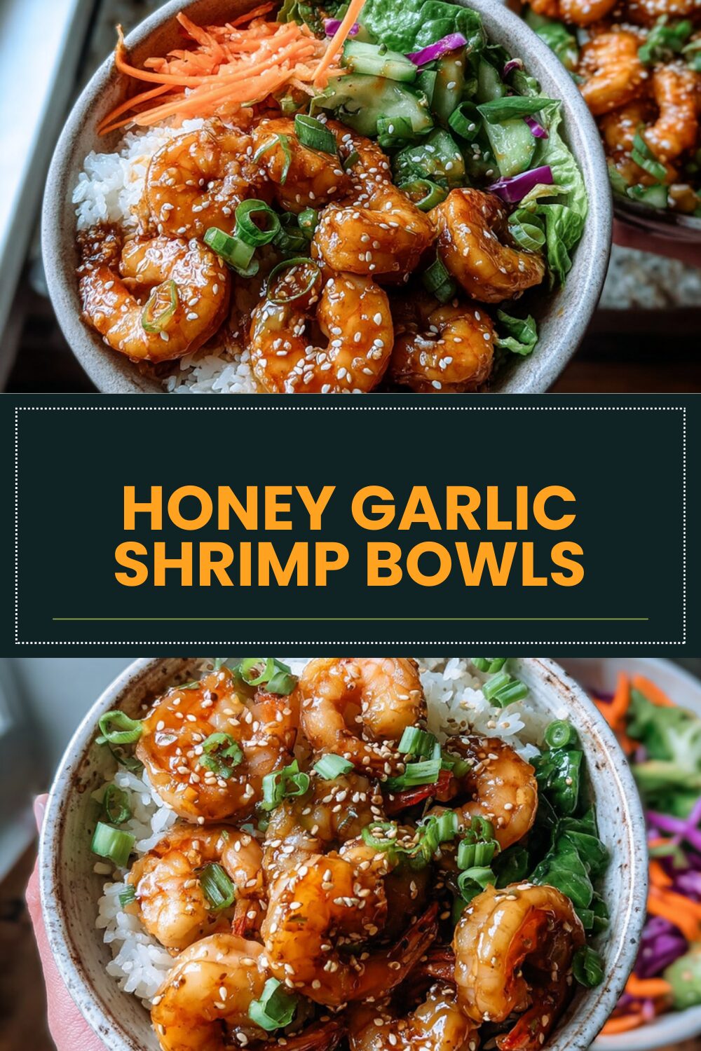 Honey Garlic Shrimp Bowls
