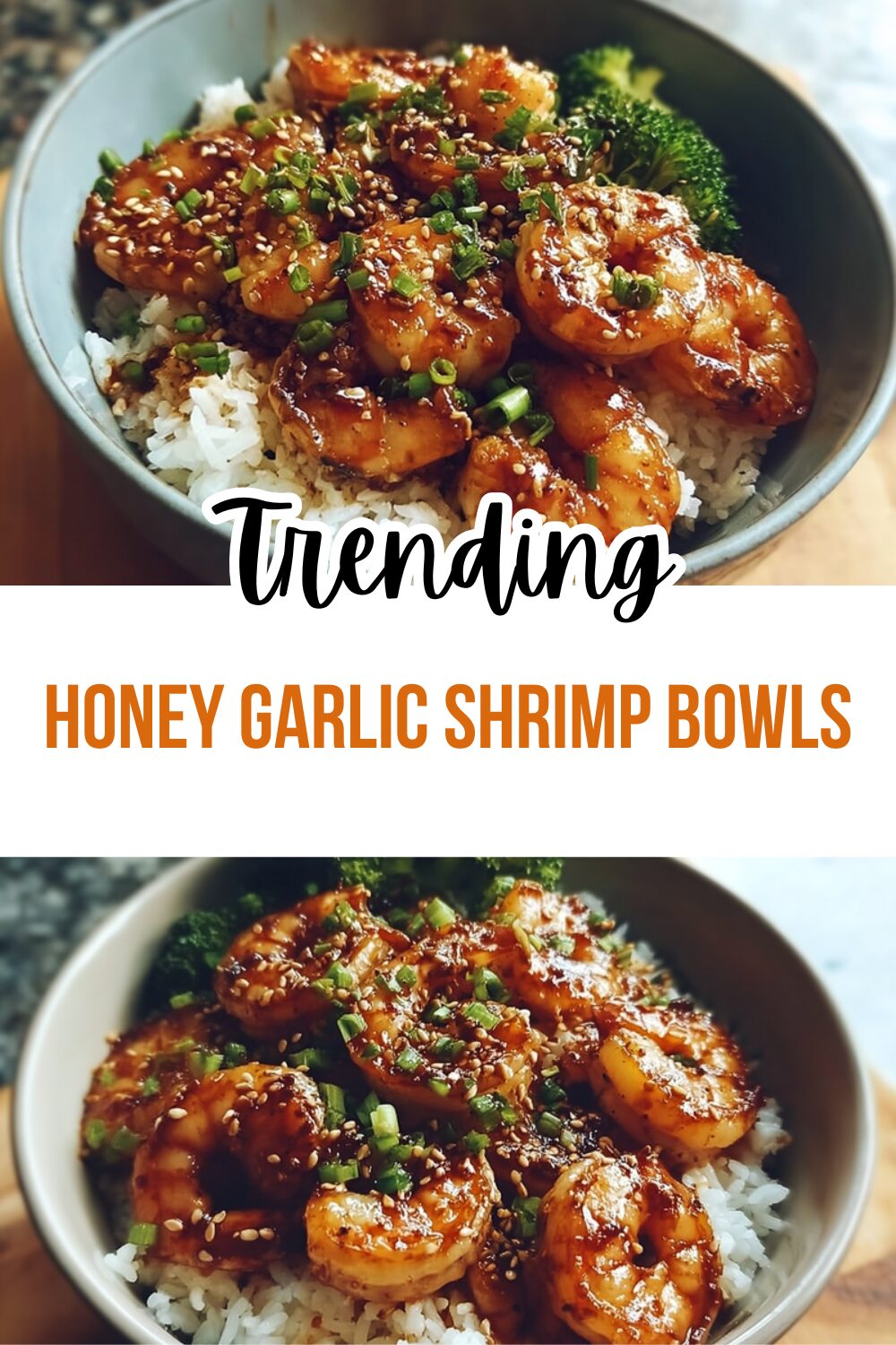 Honey Garlic Shrimp Bowls