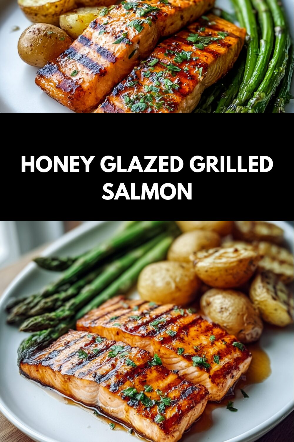 Honey Glazed Grilled Salmon