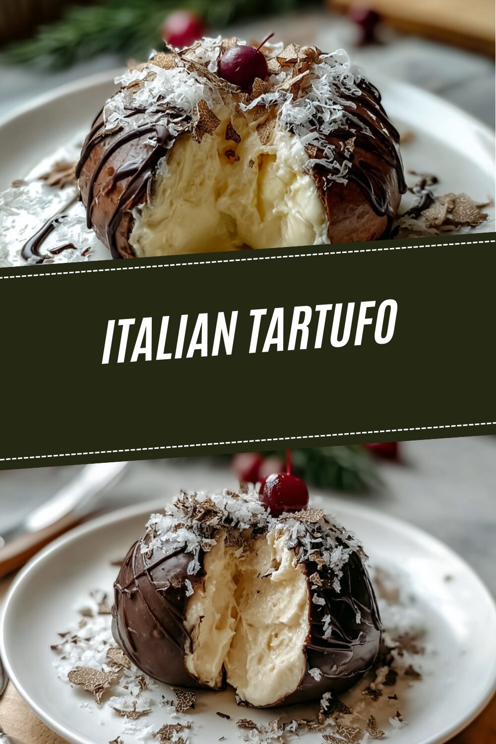 Tartufo Italian Ice Cream Dessert Recipes And Serving Ideas 7 Italian Tartufo