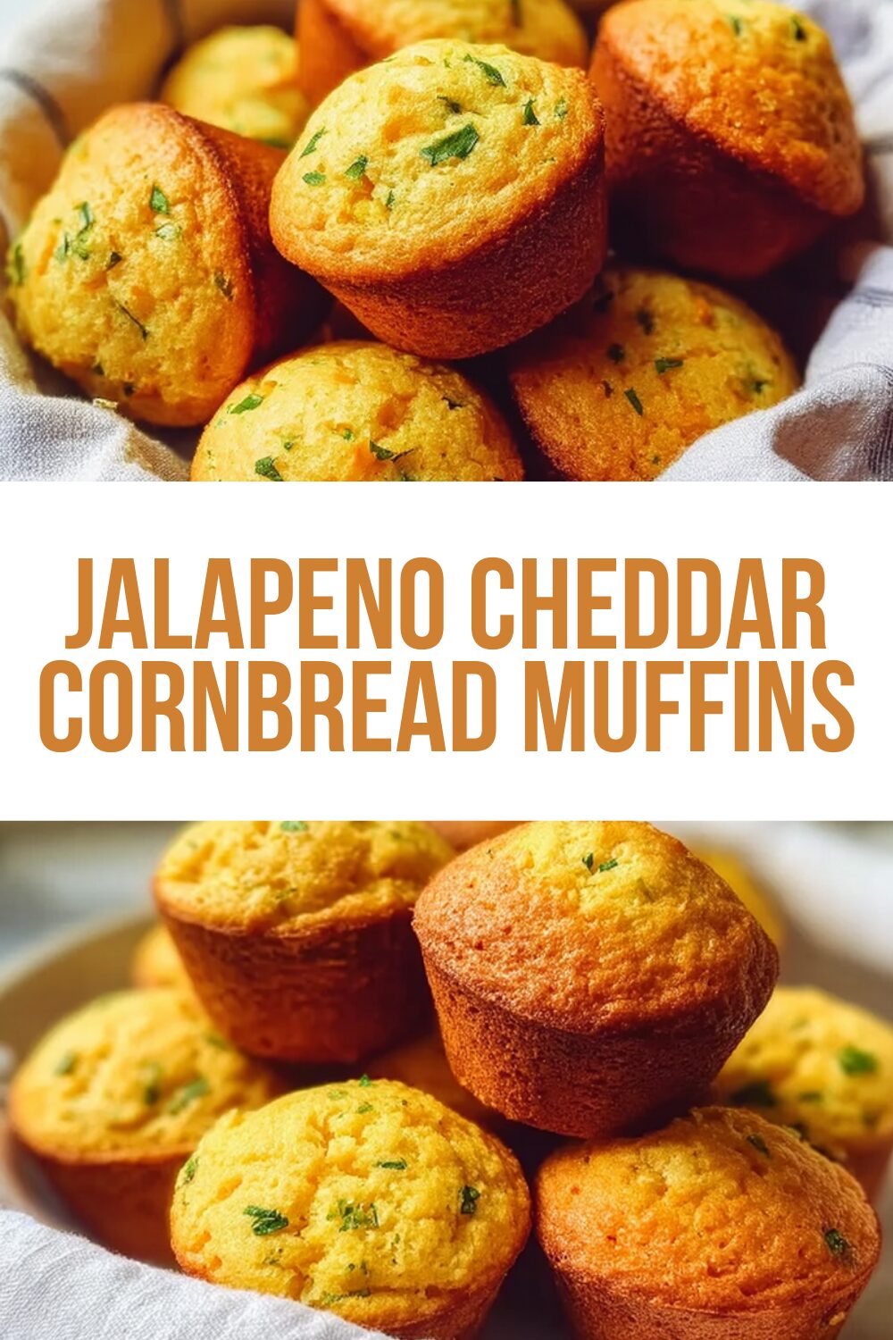 Jalapeno Cheddar Cornbread Muffins