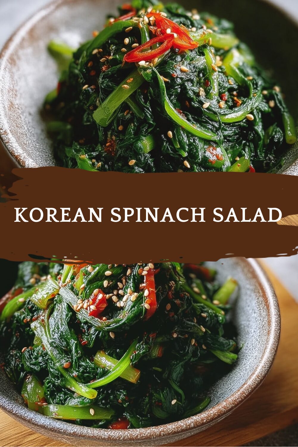 Korean Spinach Salad