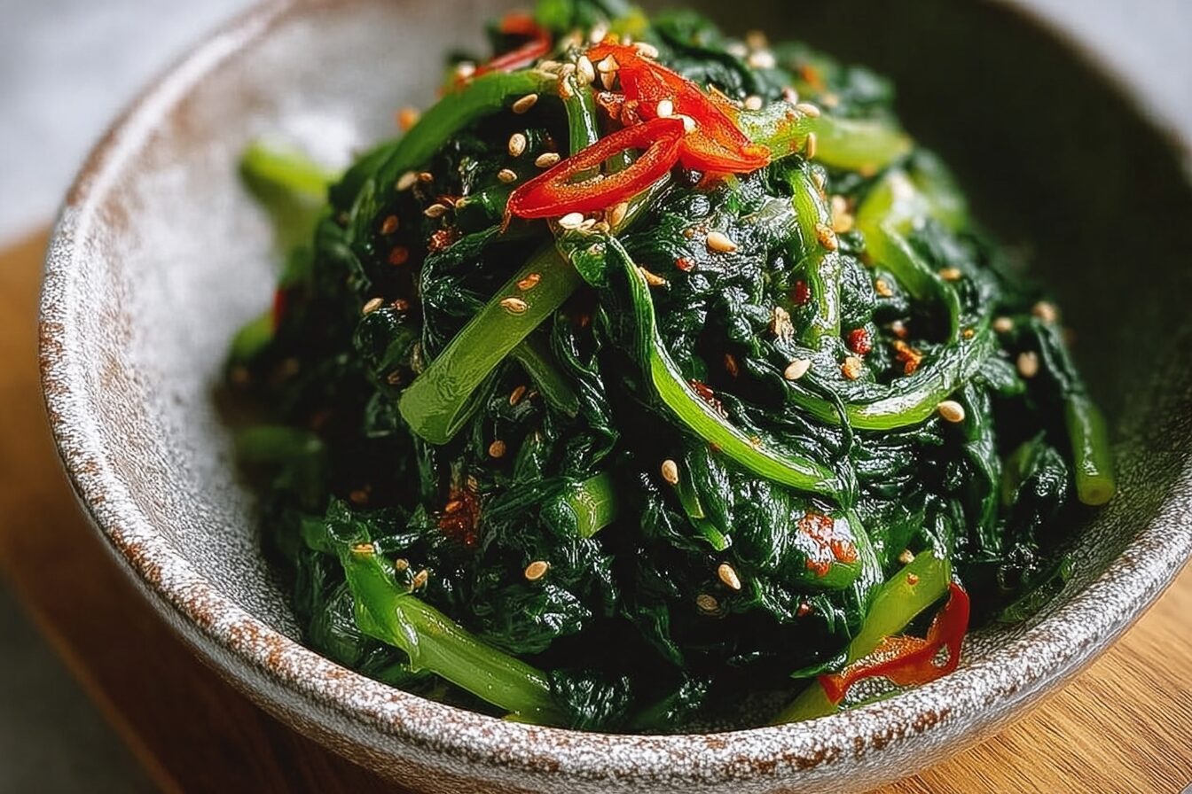 Korean Spinach Salad