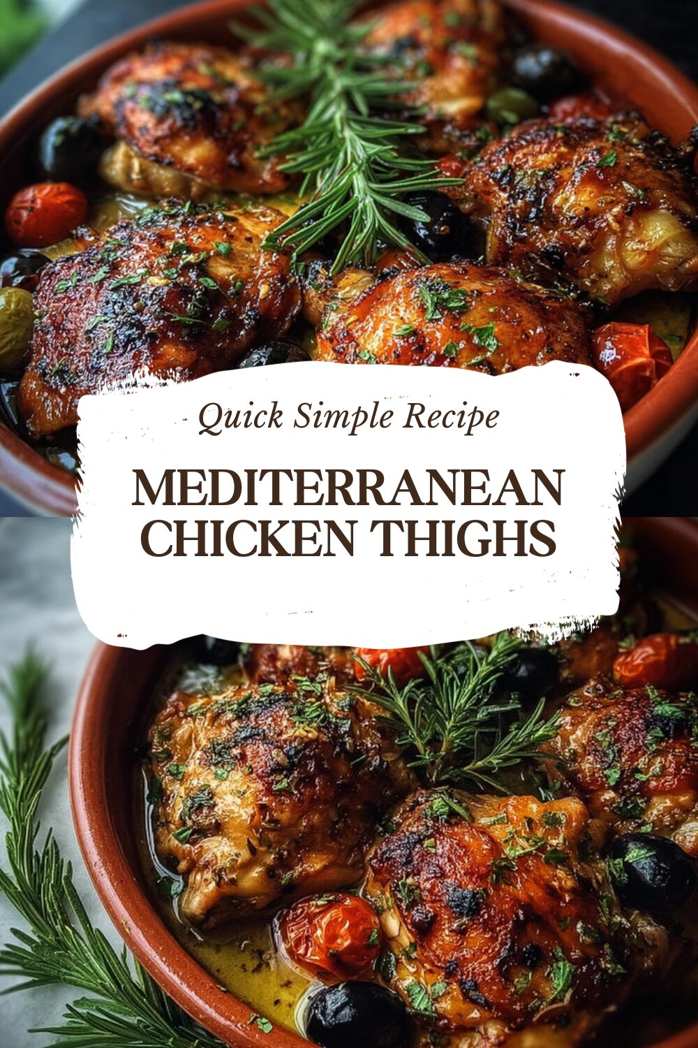 Mediterranean Chicken Thighs