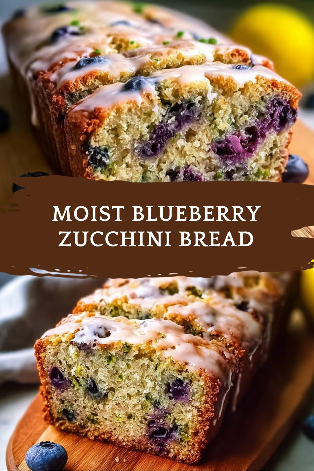 Moist Blueberry Zucchini Bread