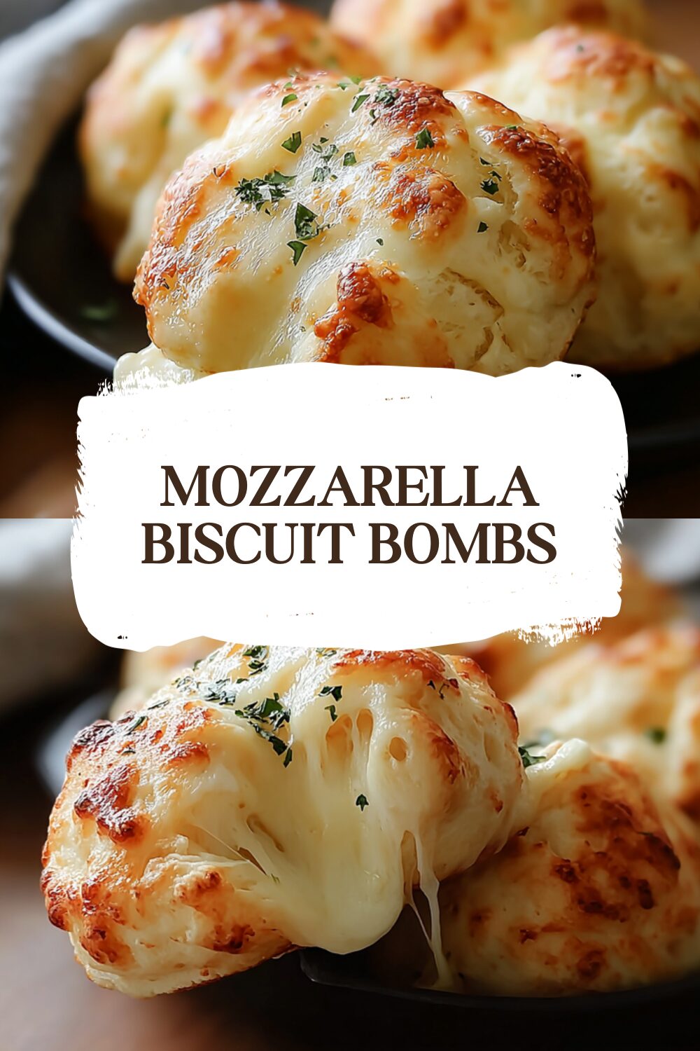 Mozzarella Biscuit Bombs Recipe With Gooey Cheese Filling 7 Mozzarella Biscuit Bombs