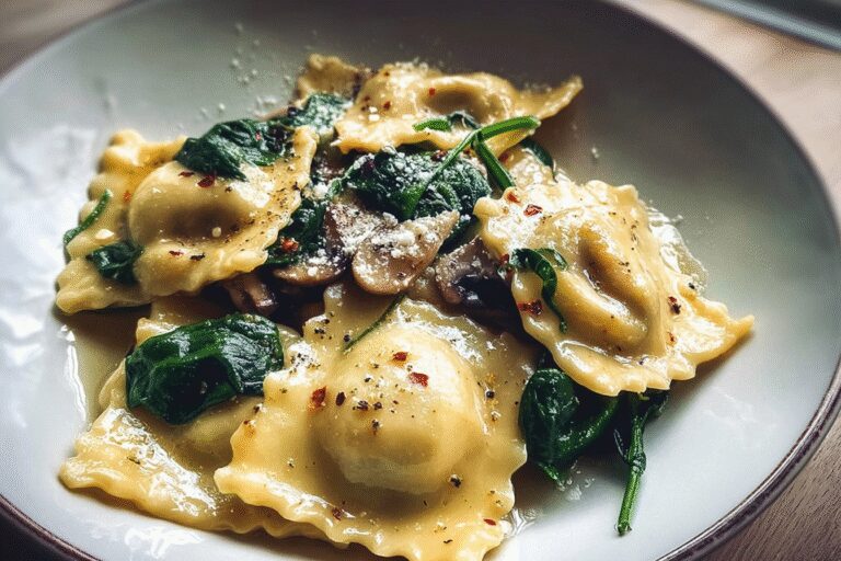 Mushroom Ravioli With Spinach 87.Png
