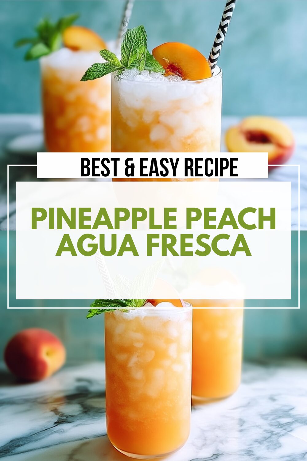 Pineapple Peach Agua Fresca