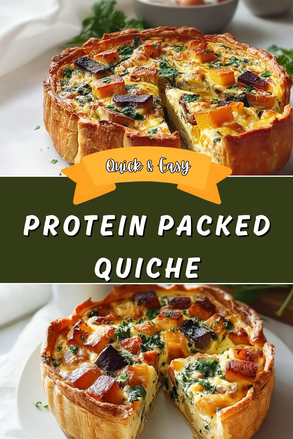 Cottage Cheese Quiche Recipe With Fresh Ingredients And Easy Preparation 7 Protein Packed Quiche