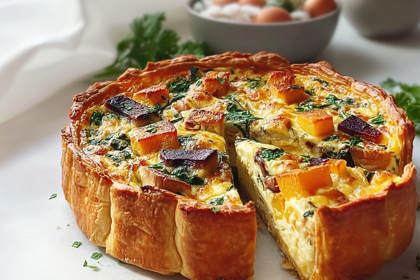 Cottage Cheese Quiche Recipe With Fresh Ingredients And Easy Preparation 6 Protein Packed Quiche