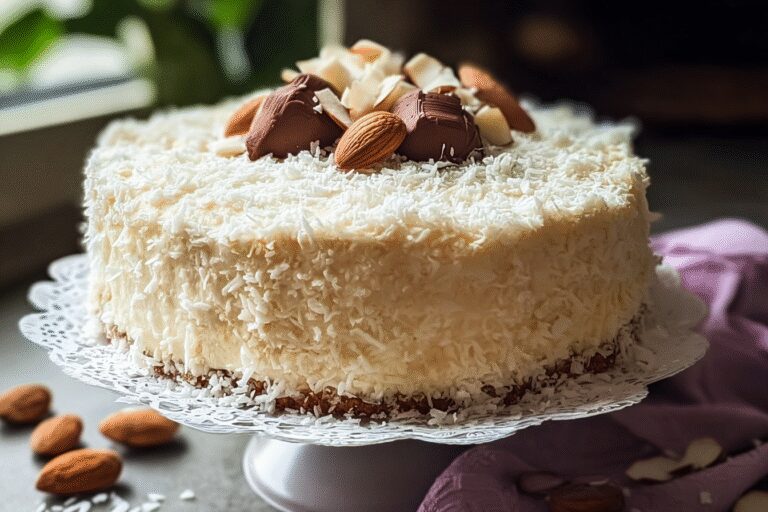 Raffaello Cake 82.Png