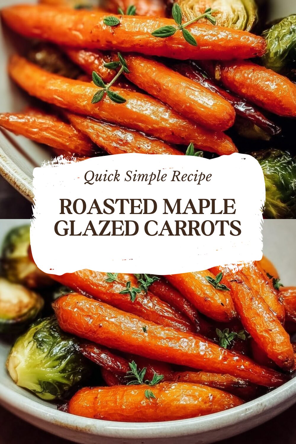 Roasted Maple Glazed Carrots