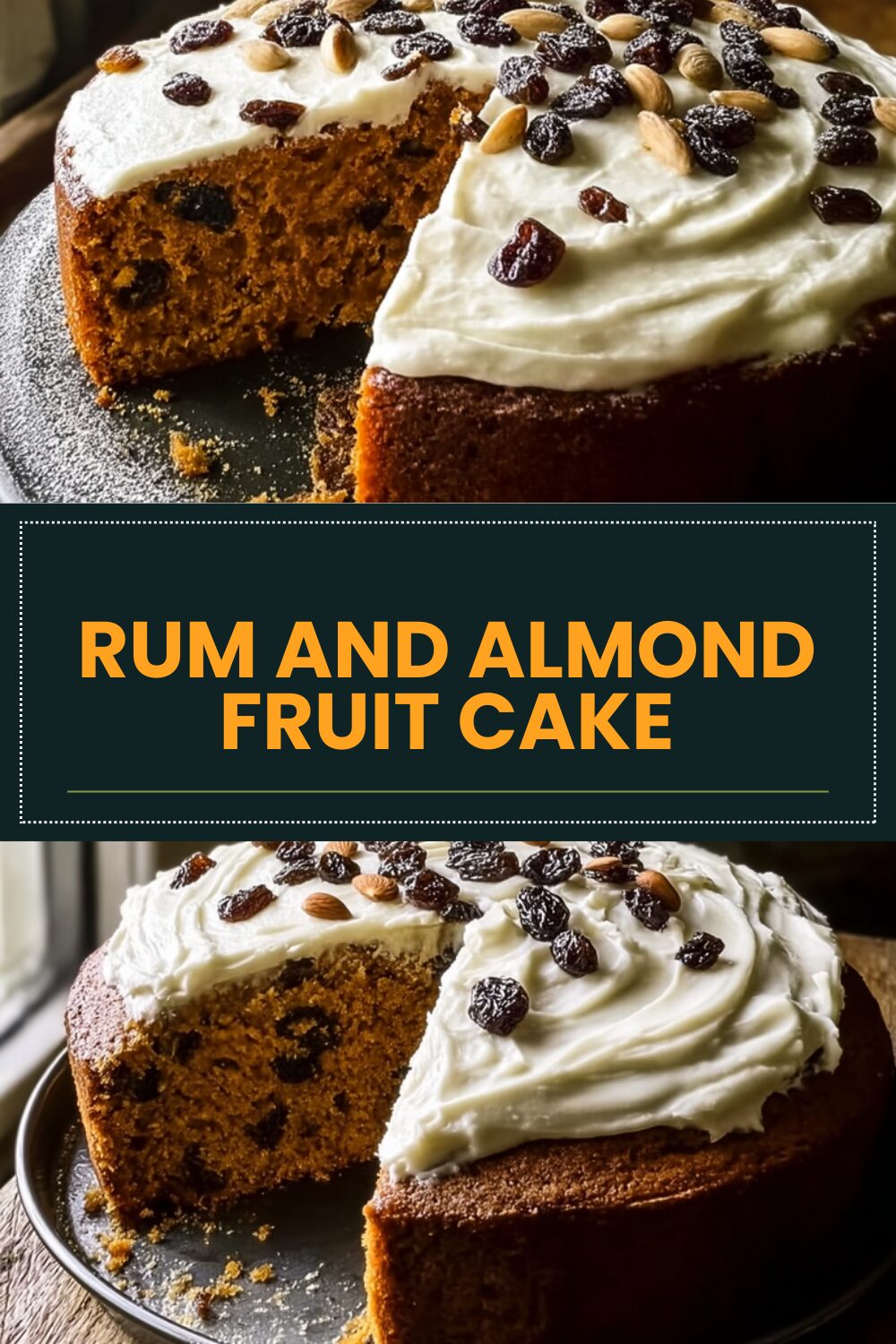 Rum And Almond Fruit Cake
