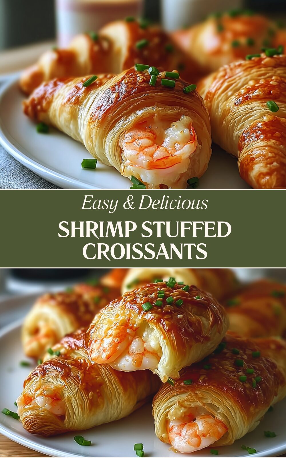 Shrimp Stuffed Croissants