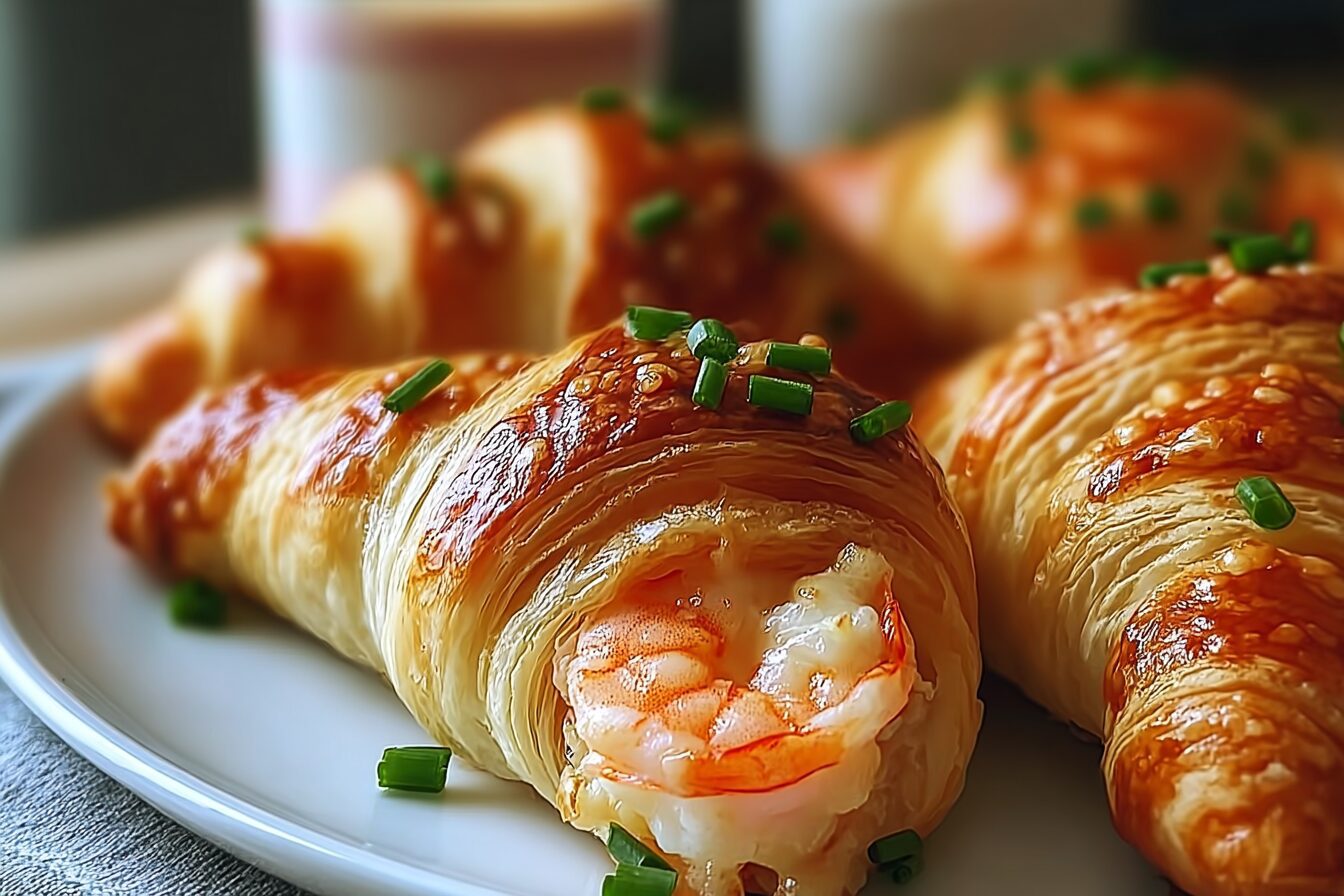 Shrimp Stuffed Croissants