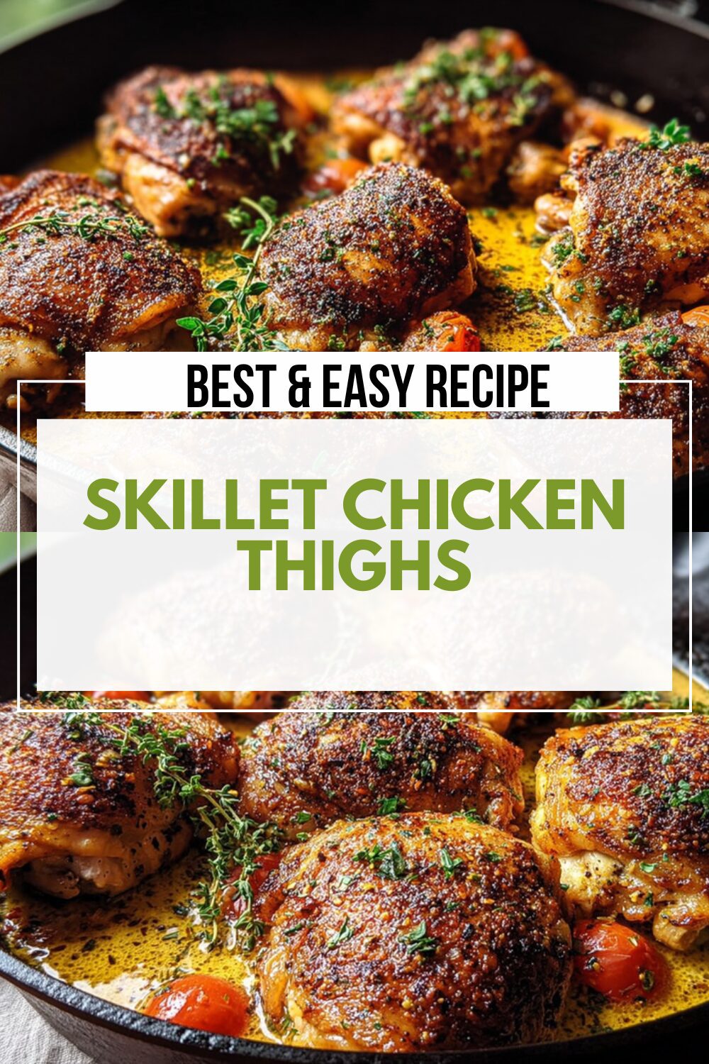 Skillet Chicken Thighs