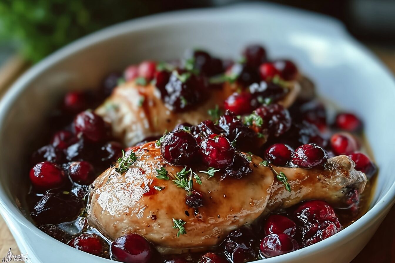 Slow Cooker Cranberry Chicken