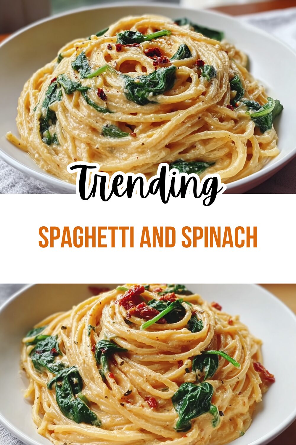 Spaghetti With Creamy Spinach Sauce Recipe For Quick Delicious Meals 7 Spaghetti And Spinach
