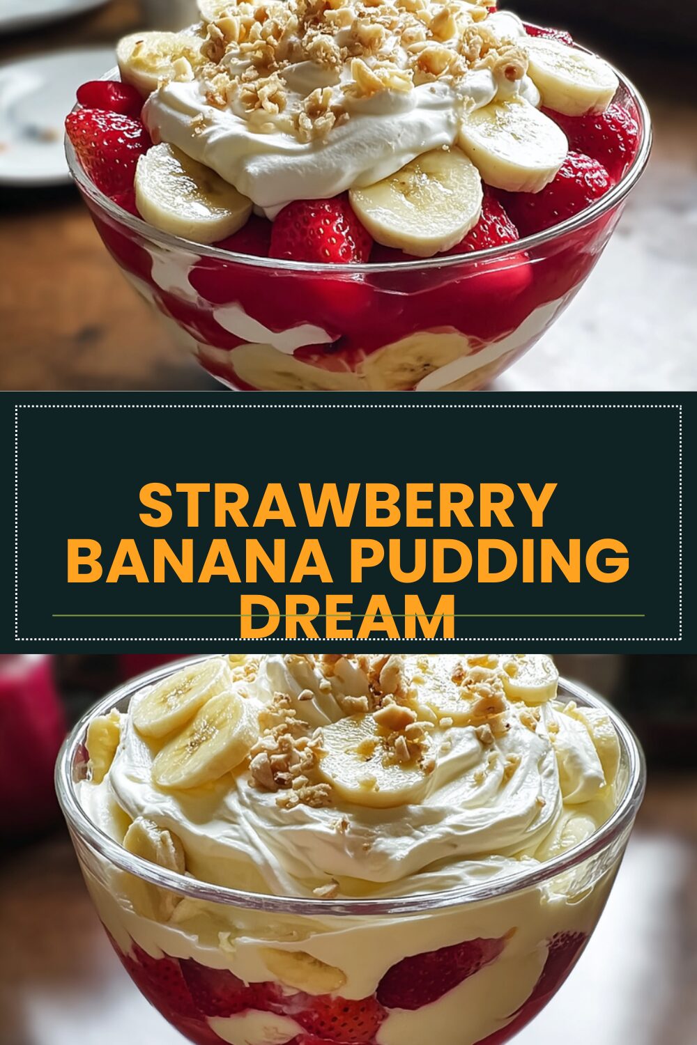 Strawberry Banana Pudding Dream