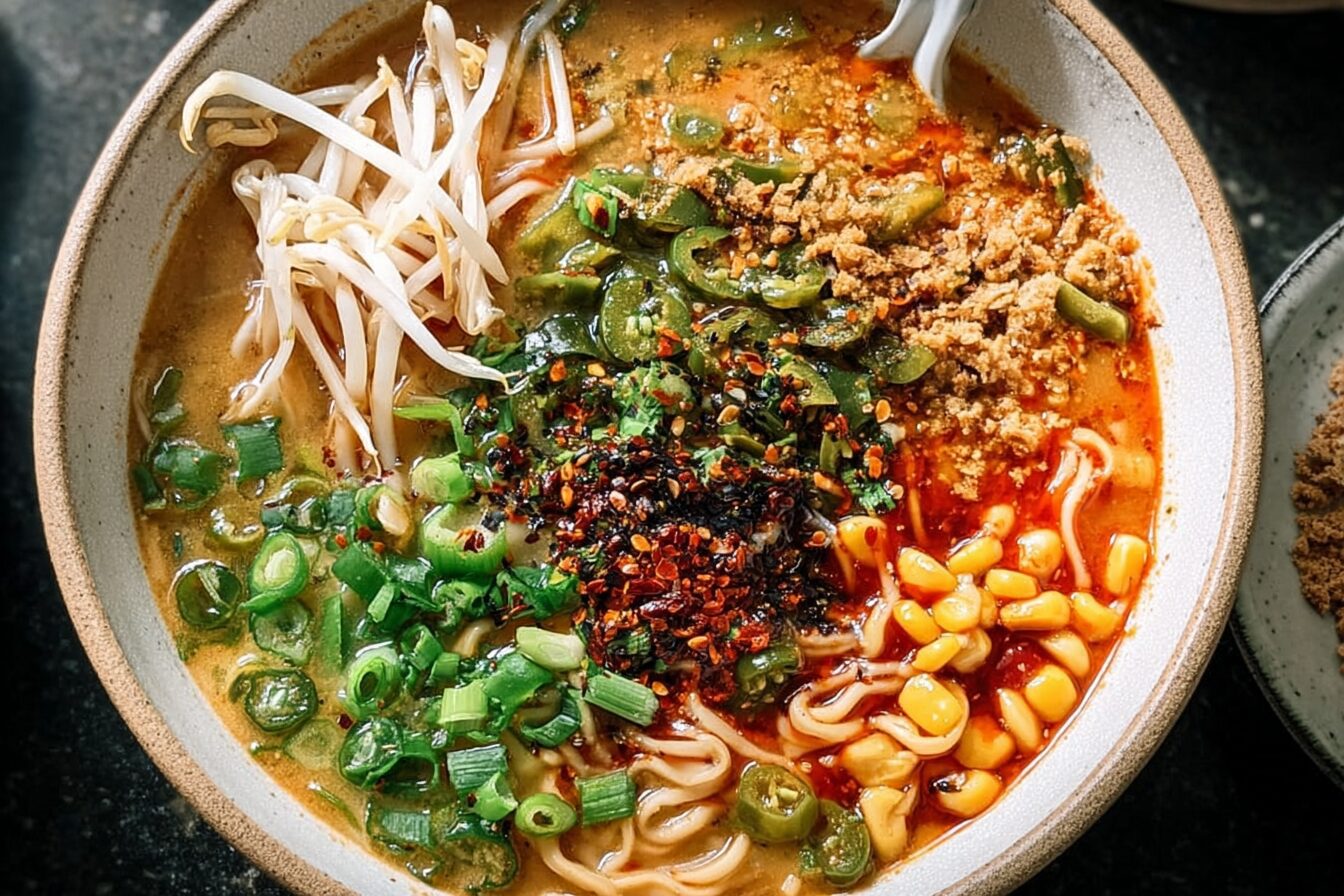 Vegan Sesame Tantanmen Recipe With Homemade Ramen Noodles 6 Vegan Sesame Ramen
