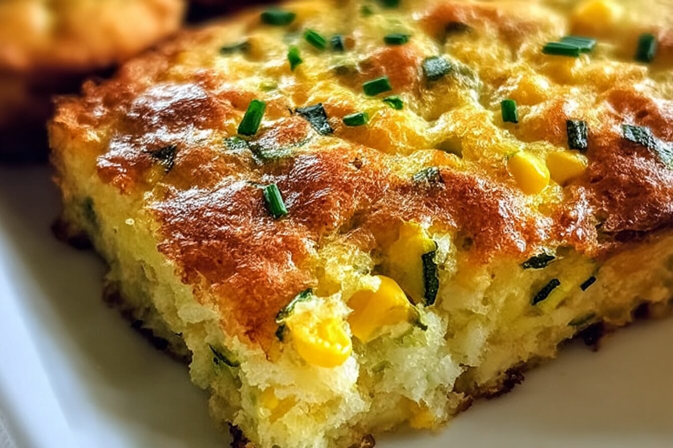 Zucchini Cornbread Casserole