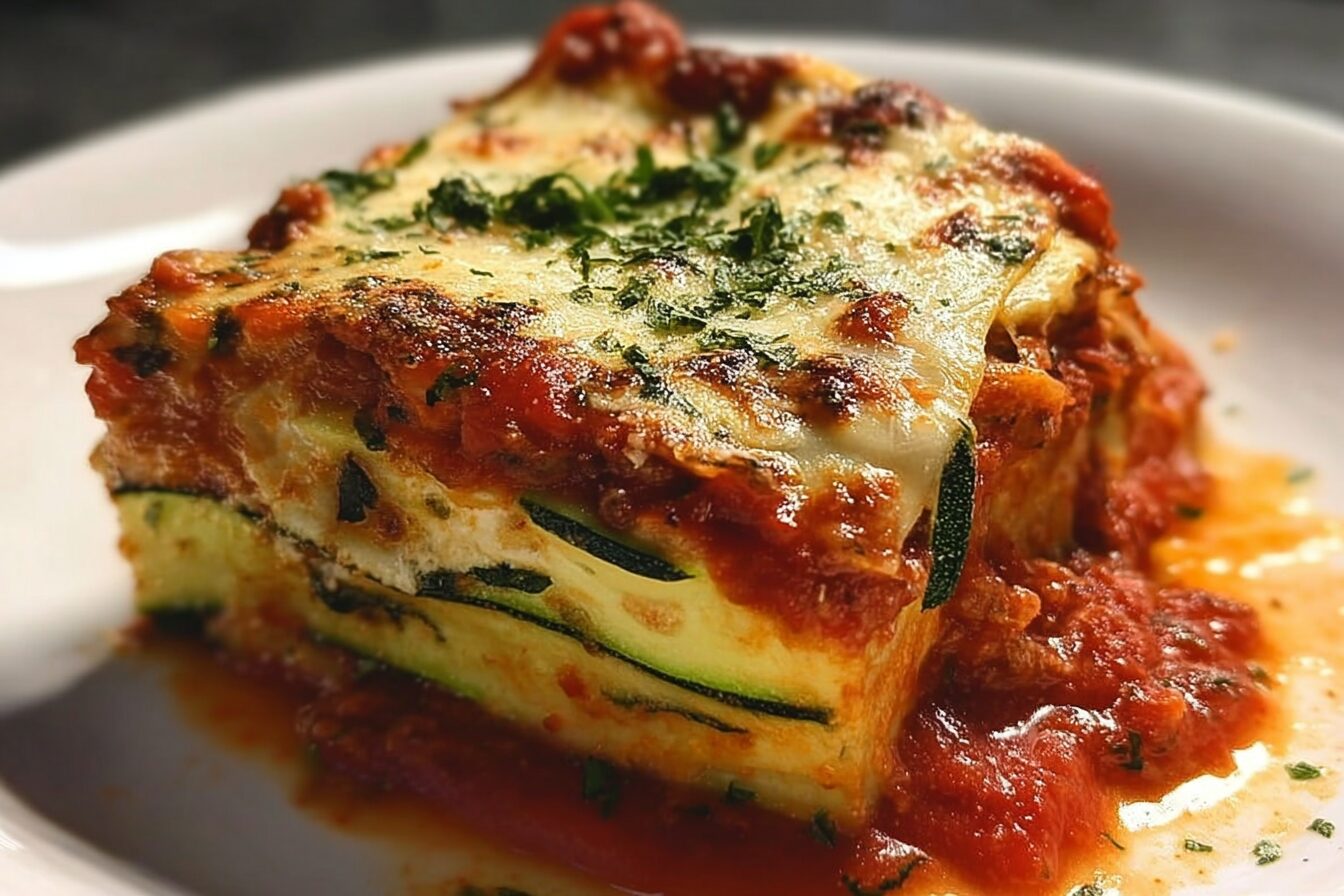 Zucchini Lasagna Recipe That Isn'T Watery With Firm Cheesy Slices 6 Zucchini Lasagna