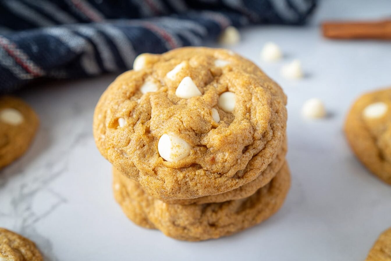 Pumpkin White Chocolate Chip Cookies: Chewy Recipe