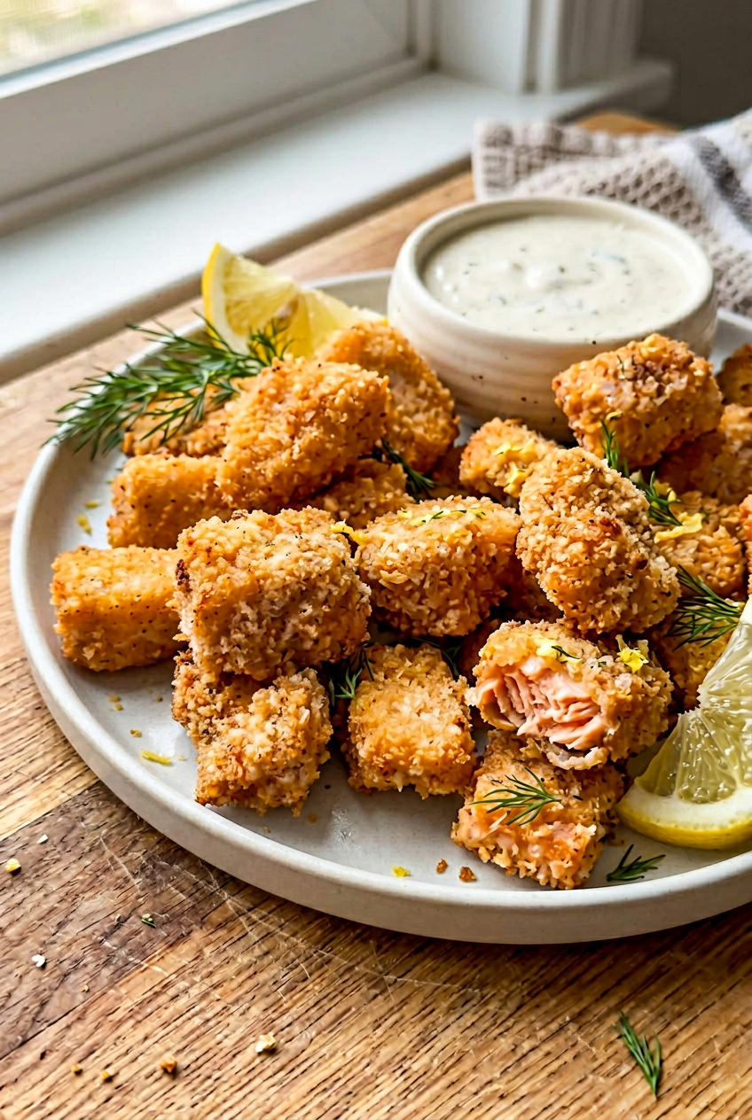 Air Fryer Salmon Bites