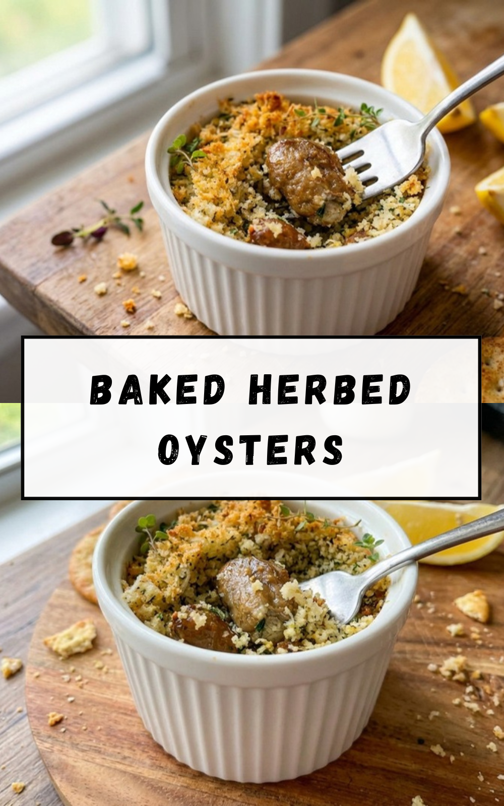 Baked Herbed Oysters