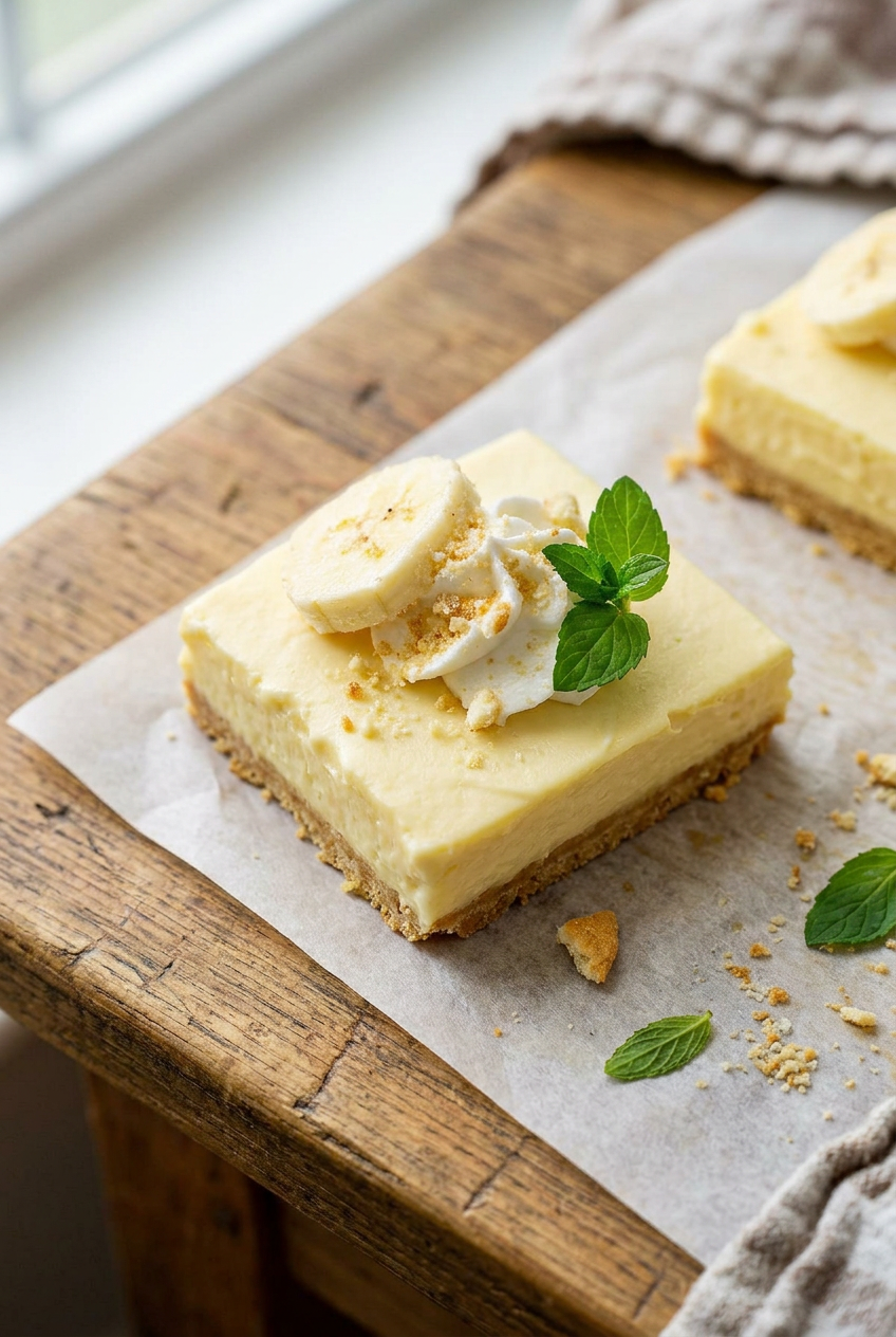Banana Pudding Bars